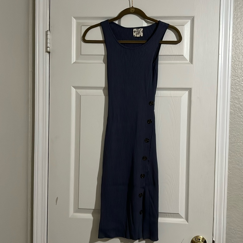 Hippie Rose Maxi Form fitting Dress XS